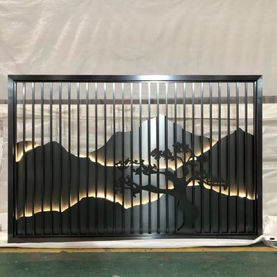 주문 팝 금속 스테인레스 스틸 호텔 가구 스크린 호텔 장식 꼰 티타늄 금 online manufacture