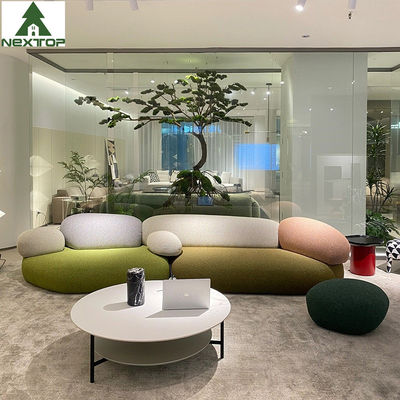 주문 공간 로비 수정 소파를 하는 자갈 디자인 구성 소파 세트 조합 online manufacture