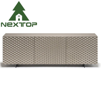 좋은 가격 금속 고형 나무 은 고급 외관 캐비닛 식사실 거실 온라인