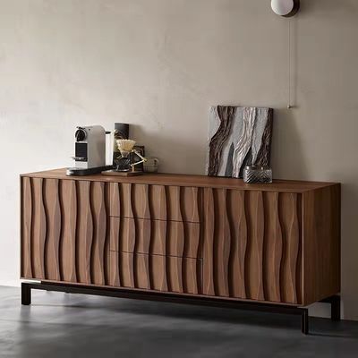 주문 블랙워넛 하이엔드 보관용 캐비닛 식사용 시드보드 online manufacture