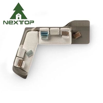 좋은 가격 호텔 손님 코너 소파 판매 사무실 리셉션 영역 L 모양 협상 소파 온라인