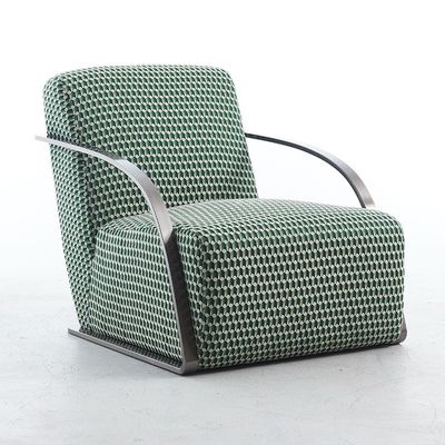 주문 이탈리아식 단순 싱글 소파 의자 직물 레저 호랑이 팔 의자 online manufacture