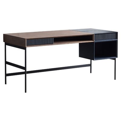 주문 호텔 연구 홈 오피스 의자 세트와 함께 월넛 연구 컴퓨터 책상 online manufacture