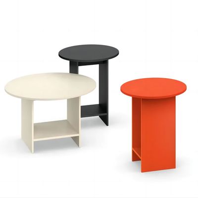 주문 고품질 호텔 라운지용 내구성 검은색 접착판 옆 테이블 online manufacture