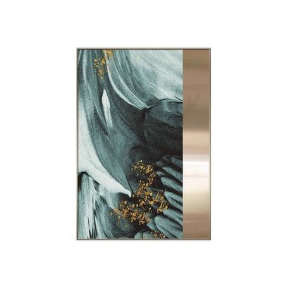 주문 어두운 녹색 금속 모래 돌 그림 호텔 로비 상업용 인테리어 벽화 online manufacture