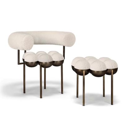 주문 크리에이티브 레저 스테인리스 스틸 식탁 의자 외계인 개인성 단일 의자 online manufacture