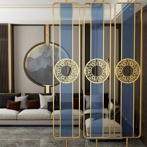 주문 호텔 장식 현대 미니멀리즘 실내 장식 스테인리스 스틸 스크린 online manufacture