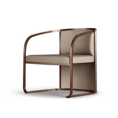 상업적 호화 호텔 가구 세관 가죽 의자 단순물 68*50 Cm