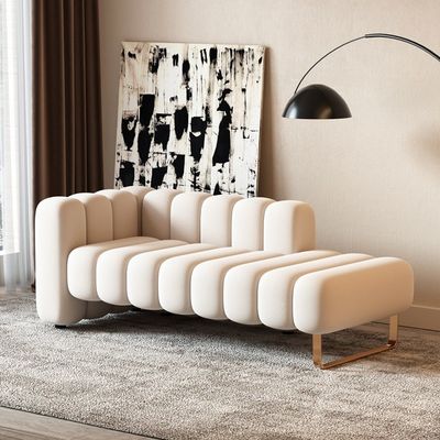 현대  Velvet Fabric Backrest 침대 옆 의자 침실 토피 의자 게으른 소파